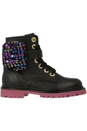 Develab Leren veterboots Meisjes Leer Meerkleurig