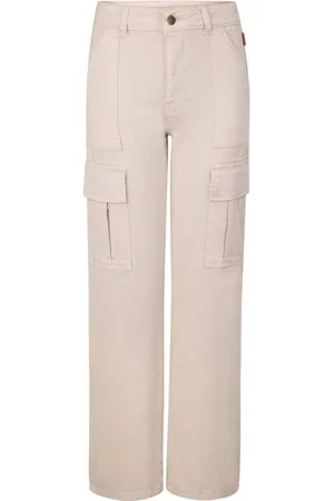 Blue Rebel Straight fit cargobroek Leona Meisjes Katoen Effen