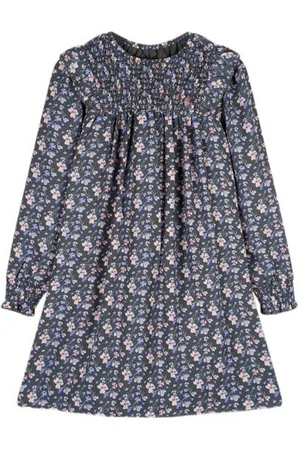 NoNo Gebloemde jurk Maan Meisjes Polyester Ronde hals