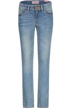 Vingino Skinny jeans Alice Blauw Meisjes Stretchdenim Effen