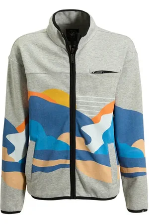 Me & My Monkey Sweatvest Ridge met printopdruk Jongens Katoen Opstaande kraag
