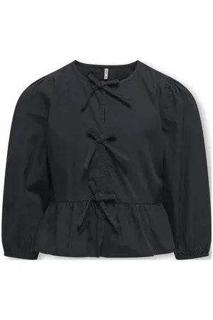 ONLY KIDS GIRL blouse KOGCLARA Meisjes Katoen Ronde hals Effen