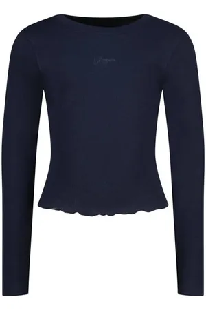 Vingino Longsleeve Jamila Meisjes Stretchkatoen Ronde hals