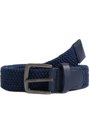 WE Fashion Riem donkerblauw Jongens Polypropyleen Effen