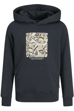 JACK & JONES JUNIOR hoodie JORVESTERBRO NEWTON met printopdruk Sweater
