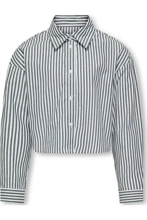 ONLY KIDS GIRL gestreepte blouse KOGGABY Meisjes Katoen Klassieke kraag