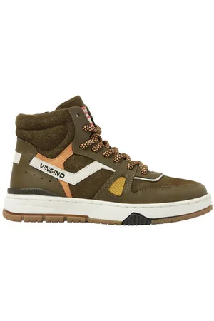 Vingino Yari leren sneakers Jongens Leer Meerkleurig