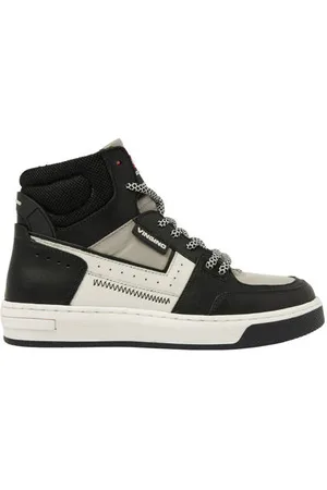 Vingino Duncan Mid leren sneakers Jongens Leer Meerkleurig