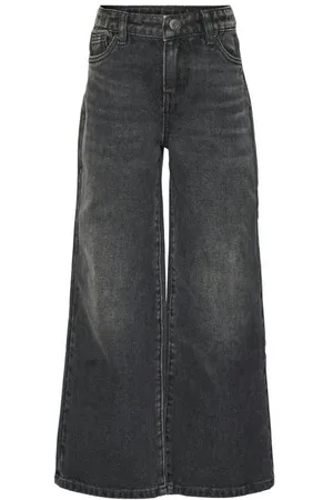 VERO MODA High waist wide leg jeans VMDAISY Grijs