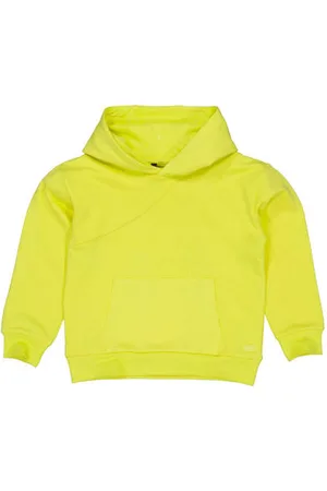 Quapi Hoodie geel Trui Jongens Sweat Capuchon Effen
