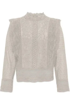 ONLY KIDS GIRL top Meisjes Nylon Opstaande kraag Effen