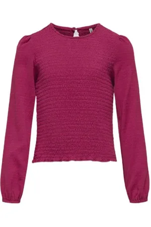 ONLY KIDS GIRL top KOGEA PELLA Roze Meisjes Polyester Ronde hals
