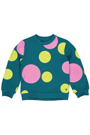 Quapi Sweater DOBI met stippen Blauw Stip