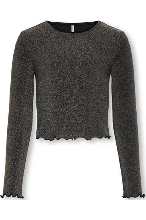 ONLY KIDS GIRL top KOGQUEEN Meisjes Polyamide Ronde hals Effen
