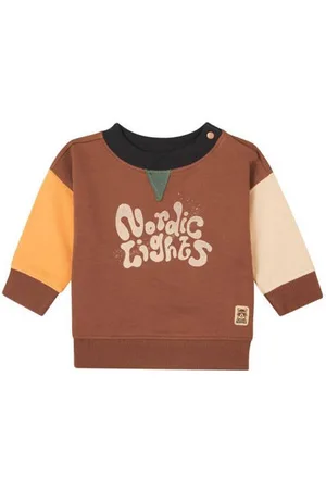 Noppies Baby sweater bruin Trui Meerkleurig