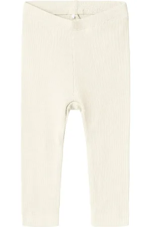 NAME IT BABY baby legging NBNKAB offwhite Beige Jongens/Meisjes Katoen