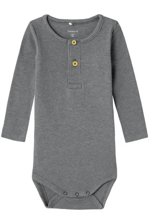 NAME IT BABY romper NBMKAB Jongens Katoen Ronde hals Gemêleerd