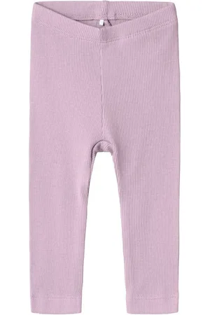 NAME IT BABY baby legging NBNKAB licht lila Paars Jongens/Meisjes Katoen