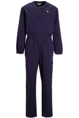 Me & My Monkey Boilersuit Roxanne Jumpsuit Meisjes Katoen Ronde hals