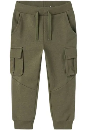 NAME IT MINI cargo joggingbroek NMNOLI Jongens Sweat Effen