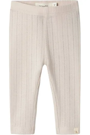 Lil Atelier BABY babybroek Ecru Meisjes Katoen Effen