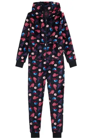 WE Fashion Fleece onesie All over print