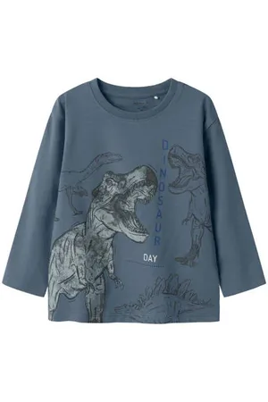 NAME IT MINI longsleeve Jongens Stretchkatoen Ronde hals Printopdruk