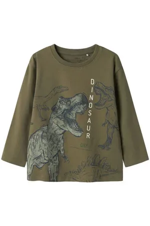 NAME IT MINI longsleeve Jongens Stretchkatoen Ronde hals Printopdruk