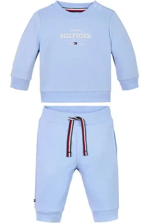 Tommy Hilfiger Sweater + broek Shirt + broek Jongens/Meisjes Stretchkatoen Ronde hals