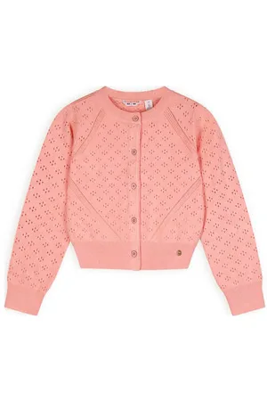 NoNo Vest fijn gebreid Meisjes Acryl Ronde hals Effen