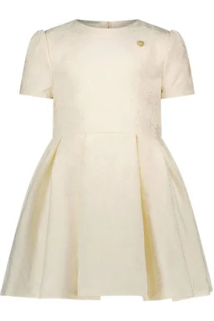 Le Chic Korte jurk Meisjes Polyester Ronde hals Effen