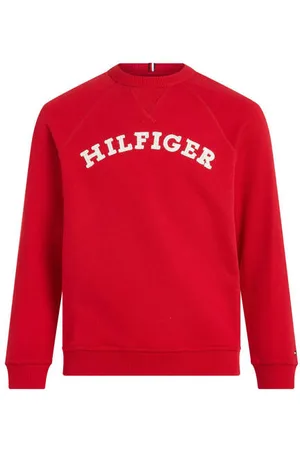 Tommy Hilfiger Sweater rood Logo