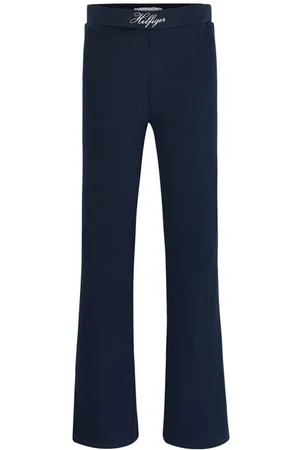Tommy Hilfiger Legging blauw Broek Meisjes Stretchkatoen Effen