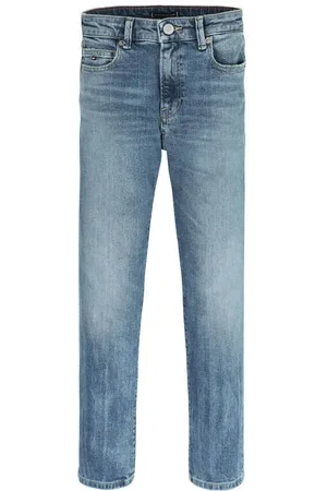 Tommy Hilfiger Slim fit jeans medium blue denim Blauw Jongens Katoen Effen