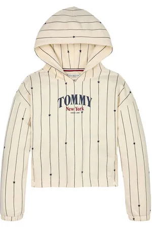Tommy Hilfiger Hoodie ecru Sweater Streep
