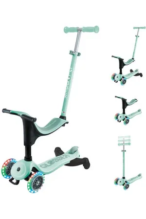 Globber Step Go Up Sporty Lights Mint 360 | Step van