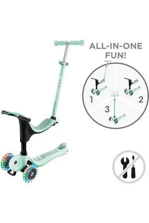 Globber Step Go Up Sporty Lights Mint | Step van