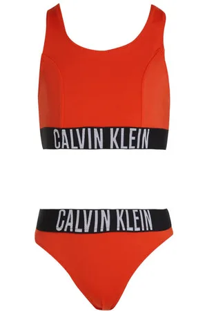 Calvin Klein Crop bikini Meisjes Polyamide Logo