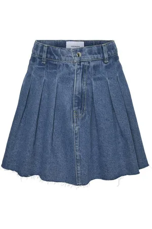VERO MODA Spijkerrok Blauw Effen
