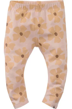 Z8 Newborn broek Mio met bloemennpint Meisjes Stretchkatoen