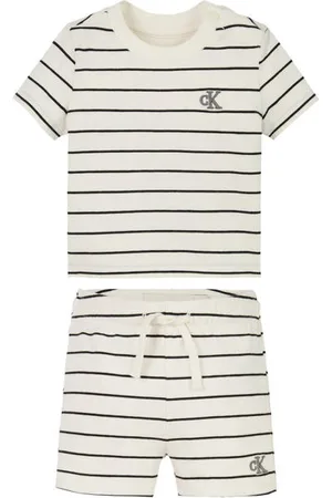 Calvin Klein Shirt + broek Jongens Stretchkatoen Ronde hals