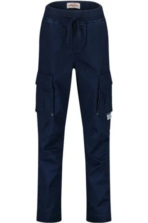 Vingino Loose fit cargo jeans Jongens Stretchkatoen Effen