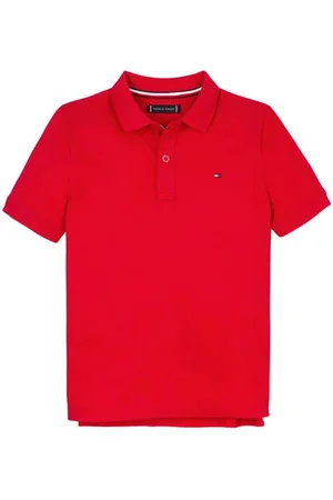 Tommy Hilfiger Polo Jongens Katoen Polokraag Effen