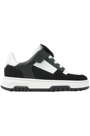 Nubikk Basket Court Jr leren sneakers Jongens Leer Meerkleurig