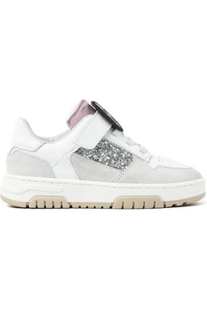 Nubikk Basket Court Jr leren sneakers Meisjes Leer Meerkleurig