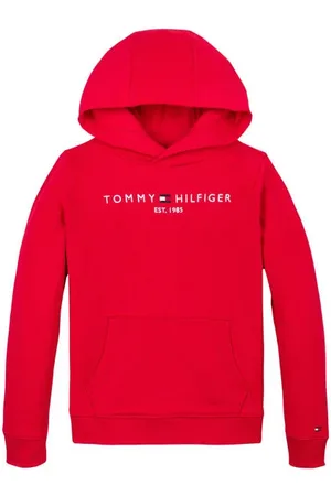 Tommy Hilfiger Hoodie U ESSENTIAL Sweater Jongens/Meisjes Katoen Capuchon