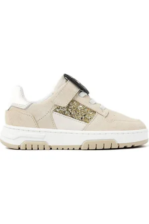 Nubikk Basket Court Jr leren sneakers Meisjes Leer Meerkleurig