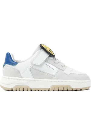 Nubikk Basket Court Jr leren sneakers Jongens Leer Meerkleurig
