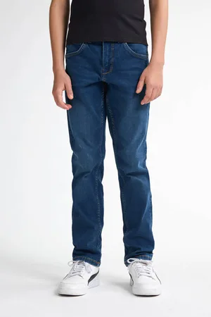 Petrol Industries Regular fit jeans Blauw Jongens Denim Effen