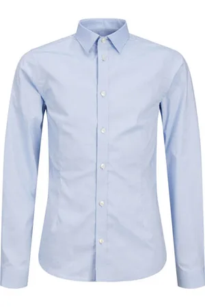 JACK & JONES JUNIOR overhemd JPRPARMA Jongens Katoen Klassieke kraag
